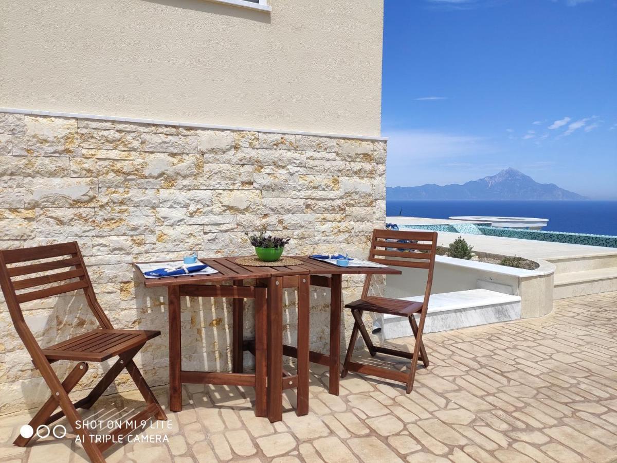 Villa Ulyana Kriaritsi - Athos Sea View&Spa Exterior foto